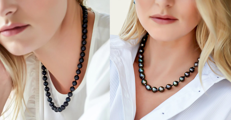 Black Pearl Necklace